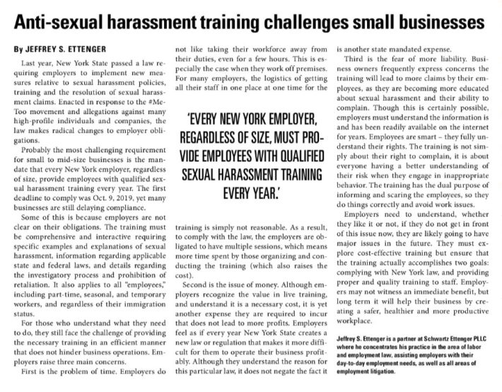 image-libn commentary on ny sexual harassment law 11-2019 v2